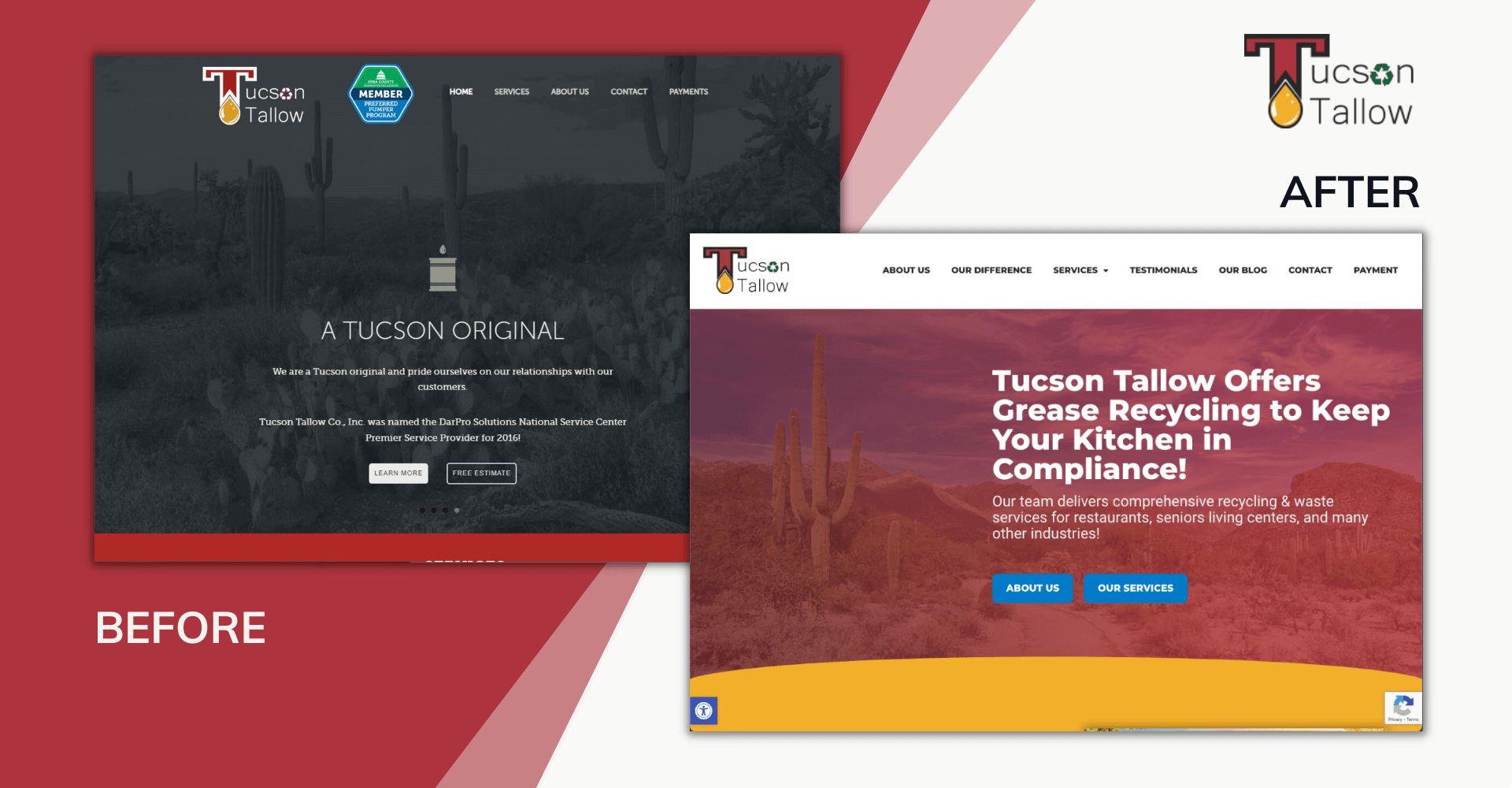Tucson Tallow Anchor Wave MarketingHub Before After