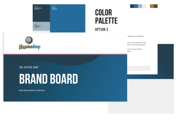 Physio Shop - Brand Board