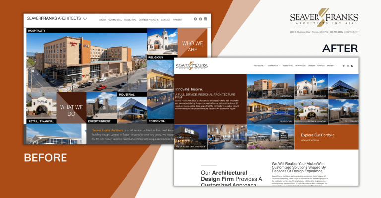 Seaver Franks Anchor Wave MarketingHub Before After